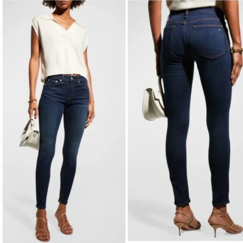RAG & BONE Slim Skinny Jean In Color Bedford. Size 25